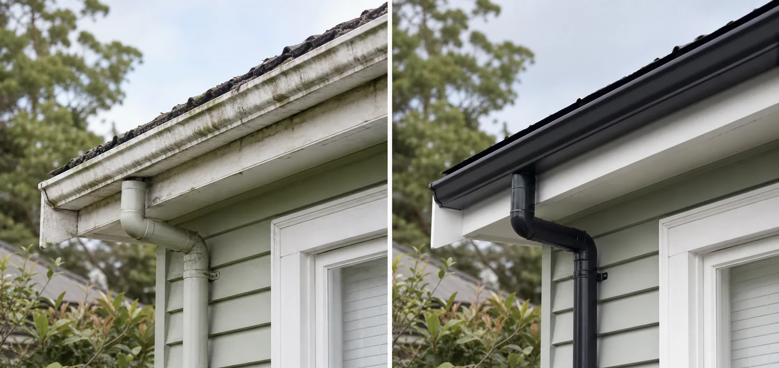 Fictional gutter renewal work